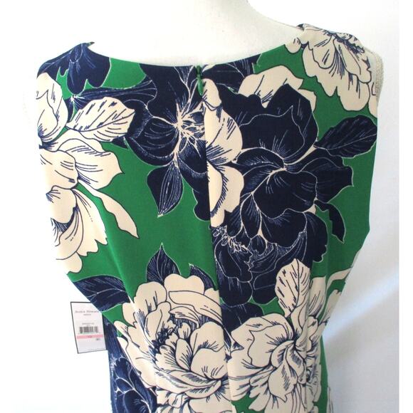 Jessica Howard Women's Multi Color Floral Sleeveless Lined Zip Back Dress NWT 10 - Picture 6 of 10